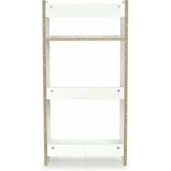 White Wooden Bookcase - 3 Shelves - Butterflies 7 White Wooden Bookcase - 3 Shelves - Butterflies -Children Furniture Store 51194608 3