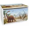 Large Wheeled Wooden Toy Box For With Stool Seat - Jurassic -Children Furniture Store 51194650 1