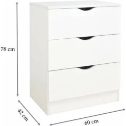 White Chest Of Drawers - ROMA -Children Furniture Store 51194673 4