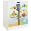 White Chest Of Drawers - ROMA -Owls 1 White Chest Of Drawers - ROMA -Owls -Children Furniture Store 51194679 1
