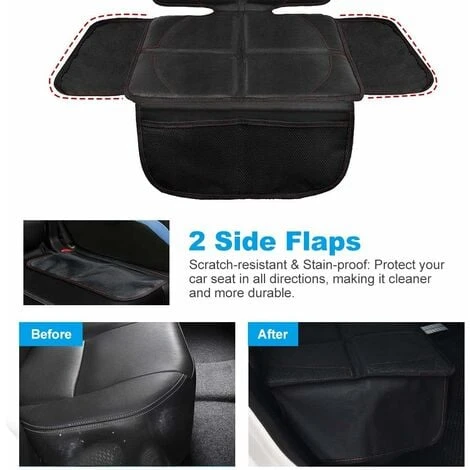 Waterproof Child Car Seat Protector Anti-Slip Vehicle Leather Seat Protectors With Organizer Pockets Easy To Clean 6 Waterproof Child Car Seat Protector Anti-Slip Vehicle Leather Seat Protectors With Organizer Pockets Easy To Clean - Image 4