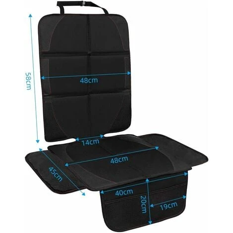 Waterproof Child Car Seat Protector Anti-Slip Vehicle Leather Seat Protectors With Organizer Pockets Easy To Clean 7 Waterproof Child Car Seat Protector Anti-Slip Vehicle Leather Seat Protectors With Organizer Pockets Easy To Clean - Image 5