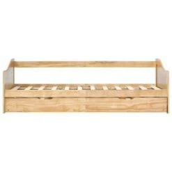 Topdeal Pull-out Sofa Bed Frame Pinewood 90x200 Cm VDTD24040 10 Topdeal Pull-out Sofa Bed Frame Pinewood 90x200 Cm VDTD24040 -Children Furniture Store 51867214 4