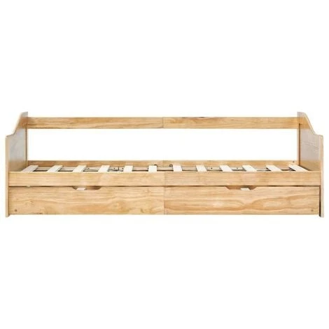 Topdeal Pull-out Sofa Bed Frame Pinewood 90x200 Cm VDTD24040 6 Topdeal Pull-out Sofa Bed Frame Pinewood 90x200 Cm VDTD24040 - Image 4