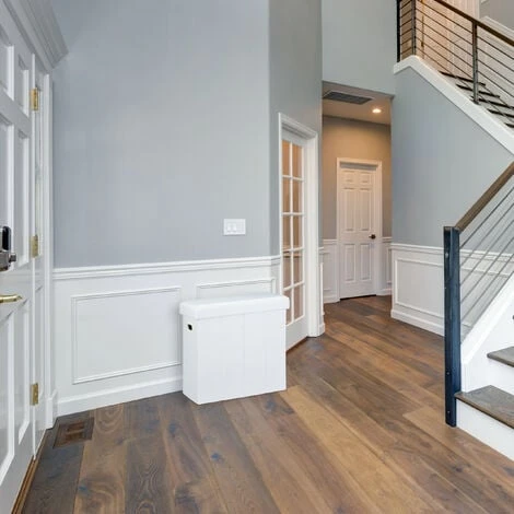 Relaxdays Folding Ottoman, HxWxD: 49.5 X 46 X 25.5 Cm, With Storage, Foldable Footstool, Linen, Polyester, MDF, Black 7 Relaxdays Folding Ottoman, HxWxD: 49.5 X 46 X 25.5 Cm, With Storage, Foldable Footstool, Linen, Polyester, MDF, Black - Image 5