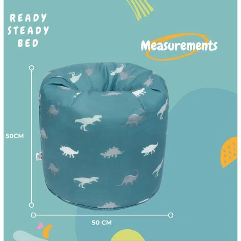 Ready Steady Bed Children's Kids Indoor Living Room Bean Bag Chair (Rex) 4 Ready Steady Bed Children's Kids Indoor Living Room Bean Bag Chair (Rex) - Image 2