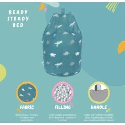 Ready Steady Bed Children's Kids Indoor Living Room Bean Bag Chair (Rex) 9 Ready Steady Bed Children's Kids Indoor Living Room Bean Bag Chair (Rex) -Children Furniture Store 54385340 3