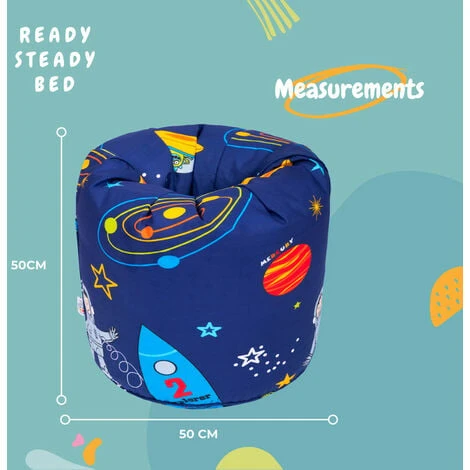 Ready Steady Bed Childrens Character Filled Beanbags Kids Bean Bag BLACK FRIDAY DEALS, Space Boy 4 Ready Steady Bed Childrens Character Filled Beanbags Kids Bean Bag BLACK FRIDAY DEALS, Space Boy - Image 2