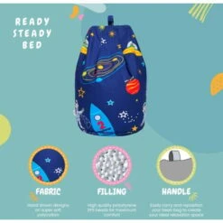 Ready Steady Bed Childrens Character Filled Beanbags Kids Bean Bag BLACK FRIDAY DEALS, Space Boy 9 Ready Steady Bed Childrens Character Filled Beanbags Kids Bean Bag BLACK FRIDAY DEALS, Space Boy -Children Furniture Store 54385732 3