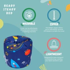 Ready Steady Bed Childrens Character Filled Beanbags Kids Bean Bag BLACK FRIDAY DEALS, Space Boy 11 Ready Steady Bed Childrens Character Filled Beanbags Kids Bean Bag BLACK FRIDAY DEALS, Space Boy -Children Furniture Store 54385732 5