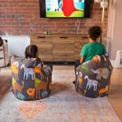 Ready Steady Bed Childrens Character Filled Beanbags Kids Bedroom Play Room Furniture Bean Bag, Africa -Children Furniture Store 54385736 4