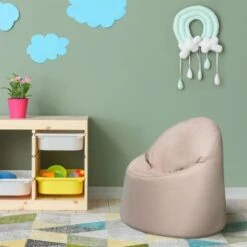 Ready Steady Bed Outdoor Kids Bean Bag Chair Indoor Comfy Seat Child's Ergonomic Durable Comfort, Stone 10 Ready Steady Bed Outdoor Kids Bean Bag Chair Indoor Comfy Seat Child's Ergonomic Durable Comfort, Stone -Children Furniture Store 54386268 4