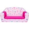 Ready Steady Bed Kids Children Mini Lounger Kids Sofa Seat Chair Great For Playroom Kidsroom Living Room Colourful Lightweight And Durable, Rainbow