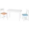 GIZCAM 3PCS Kids Table & Chair Set Children Wooden Furniture Toddler Drawing Desk -Children Furniture Store 54458818 1