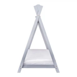 Teepee Toddler Bed With Kinder Flow Mattress & Removable Washable Water Resistant Cover - Grey 9 Teepee Toddler Bed With Kinder Flow Mattress & Removable Washable Water Resistant Cover - Grey -Children Furniture Store 54497625 3