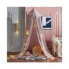 MUFF Bed Canopy For Bedroom Round Dome For Baby Nursery Room Decorations 250cm Brown Powder 1 MUFF Bed Canopy For Bedroom Round Dome For Baby Nursery Room Decorations 250cm Brown Powder -Children Furniture Store 54906649 1