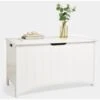 VonHaus Colonial Storage Box - White Spacious Panelled Storage Chest With Easy-Open Operation - Classic & Traditional - Portable & Compact Toy Box Storage Unit For Lounge Living Room Hallway & Bedroom 1 VonHaus Colonial Storage Box - White Spacious Panelled Storage Chest With Easy-Open Operation - Classic & Traditional - Portable & Compact Toy Box Storage Unit For Lounge Living Room Hallway & Bedroom -Children Furniture Store 54925082 1
