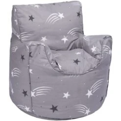 Ready Steady Bed Childrens Character Filled Beanbag Kids Bean Bag Chair Seat Bedroom Play TV Room, Shooting Stars