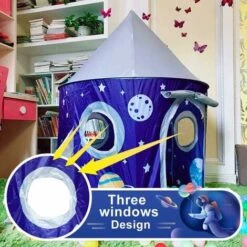 Interesting Foldable Space/Dinosaur Play Tent For Toddlers Kids - Ideal Indoor & Outdoor Gifts -Children Furniture Store 58243246 5