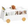 SoBuy Children Kids Bookcase Book Shelf Toy Shelf Storage Display Shelf Rack Bus Shaped Shelf,KMB41-W 2 SoBuy Children Kids Bookcase Book Shelf Toy Shelf Storage Display Shelf Rack Bus Shaped Shelf,KMB41-W -Children Furniture Store 58370527 1