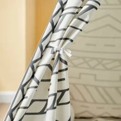 SoBuy Children Play Tent Playhouse Kids Teepee Tipi With Floor Mat,OSS03-A03 -Children Furniture Store 58370539 4