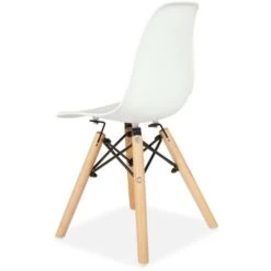 Eiffel Kids Children Chairs Plastic Seat With Cross Metal Frame -Children Furniture Store 59738829 3