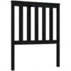 Bed Headboard Black 81x6x101 Cm Solid Wood Pine VidaXL -Children Furniture Store 64466936 1