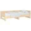 Pull-out Day Bed Solid Wood Pine 2x(90x190) Cm VidaXL -Children Furniture Store 65825957 1