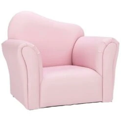 Children Single Sofa Bent Back Pink 11 Children Single Sofa Bent Back Pink -Children Furniture Store 66818717 5