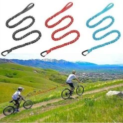 Kids Bicycle Tow Rope Elastic Bicycle Tow Strap Bike Towing Rope Blue -Children Furniture Store 67619607 3