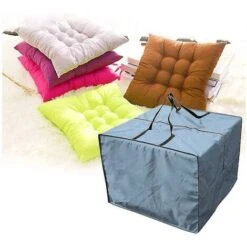 Outdoor Furniture Cushions Storage Bag Waterproof Protective Storage Carrying81x81x61cm 210d -Children Furniture Store 67963023 5