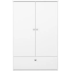 Steens For Kids 2 Door 1 Drawer Wardrobe White -Children Furniture Store 68955936 3