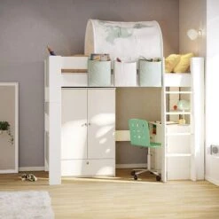 Steens For Kids Highsleeper In Off White 10 Steens For Kids Highsleeper In Off White -Children Furniture Store 68956258 4