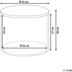 Fabric Round Storage Footstool Lift Top Striped Mint Green And White Tunica -Children Furniture Store 6934542 3