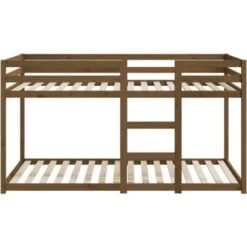 Bunk Bed Honey Brown 90x200 Cm Solid Wood Pine VidaXL -Children Furniture Store 72267205 5