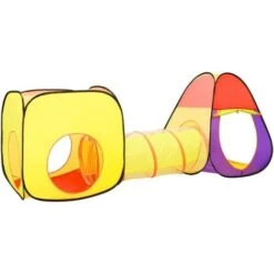 Children Play Tent Multicolour 255x80x100 Cm VidaXL