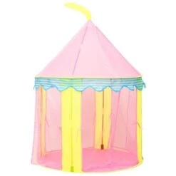 Children Play Tent Pink 100x100x127 Cm VidaXL