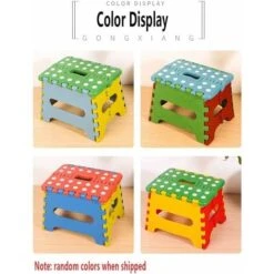 Portable Folding Step Stool, Small Folding Step, Non-Slip Step, Folding Stool For Kids And Adults, Maximum Weight 220 Pounds, Suitable For Kitchen, Bathroom, Garden (Random Color) 10 Portable Folding Step Stool, Small Folding Step, Non-Slip Step, Folding Stool For Kids And Adults, Maximum Weight 220 Pounds, Suitable For Kitchen, Bathroom, Garden (Random Color) -Children Furniture Store 75324936 4