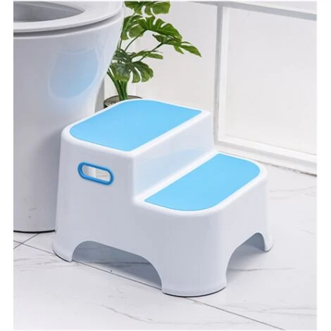 Two Step Kids Step Stools , Blue - Child, Toddler Safety Steps For Bathroom, Kitchen And Toilet Potty Training - Non Slip Feet, Textured Friction Grip, 3 Two Step Kids Step Stools , Blue - Child, Toddler Safety Steps For Bathroom, Kitchen And Toilet Potty Training - Non Slip Feet, Textured Friction Grip,