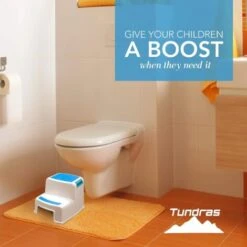 Two Step Kids Step Stools , Blue - Child, Toddler Safety Steps For Bathroom, Kitchen And Toilet Potty Training - Non Slip Feet, Textured Friction Grip, 11 Two Step Kids Step Stools , Blue - Child, Toddler Safety Steps For Bathroom, Kitchen And Toilet Potty Training - Non Slip Feet, Textured Friction Grip, -Children Furniture Store 76311726 5