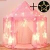 Kids Play Tent, Princess Castle Play Tent, Kids Indoor Playhouse, Large Girls Playhouse With LED Color String Lights 1 Kids Play Tent, Princess Castle Play Tent, Kids Indoor Playhouse, Large Girls Playhouse With LED Color String Lights -Children Furniture Store 77562287 1