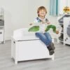 Kids Classic White Toy Box 2 Kids Classic White Toy Box -Children Furniture Store 77758113 1