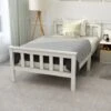 190 X 90 Cm Single Bed White 3ft Solid Pine Wooden Bed Frame For Adults, Kids, Bed Frame