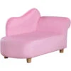 HOMCOM Kids Sofa Toddler Armchair Lounger Children Sofa Bed Bedroom Chair Pink -Children Furniture Store 8000875 1