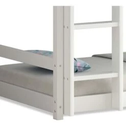 Single Triple Bunk Bed White -Children Furniture Store 82865377 5