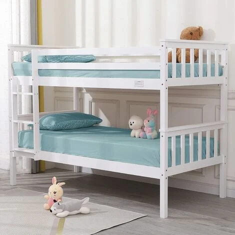 Double Bunk Bed White 4 Double Bunk Bed White - Image 2