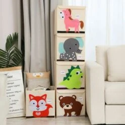 Child Foldable Storage Box, Animal Toys Storage Box, Large Capacity Storage Box, Foldable Fabric Flash Toys Box (Green Dragon) 10 Child Foldable Storage Box, Animal Toys Storage Box, Large Capacity Storage Box, Foldable Fabric Flash Toys Box (Green Dragon) -Children Furniture Store 85876534 4