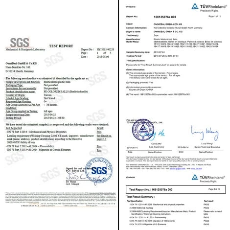 LittleTom 50 Plastic Balls 5.5cm To Fill Children's Ball Pits Transparent 4 LittleTom 50 Plastic Balls 5.5cm To Fill Children's Ball Pits Transparent - Image 2