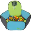 LittleTom Ball Pit To Play Basketball 120x100cm Pop-up Play Tent With Basket -Children Furniture Store 86549419 1