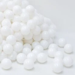LittleTom 50 Plastic Balls 5.5cm In Diameter To Fill Children's Ball Pits White -Children Furniture Store 86549422 4